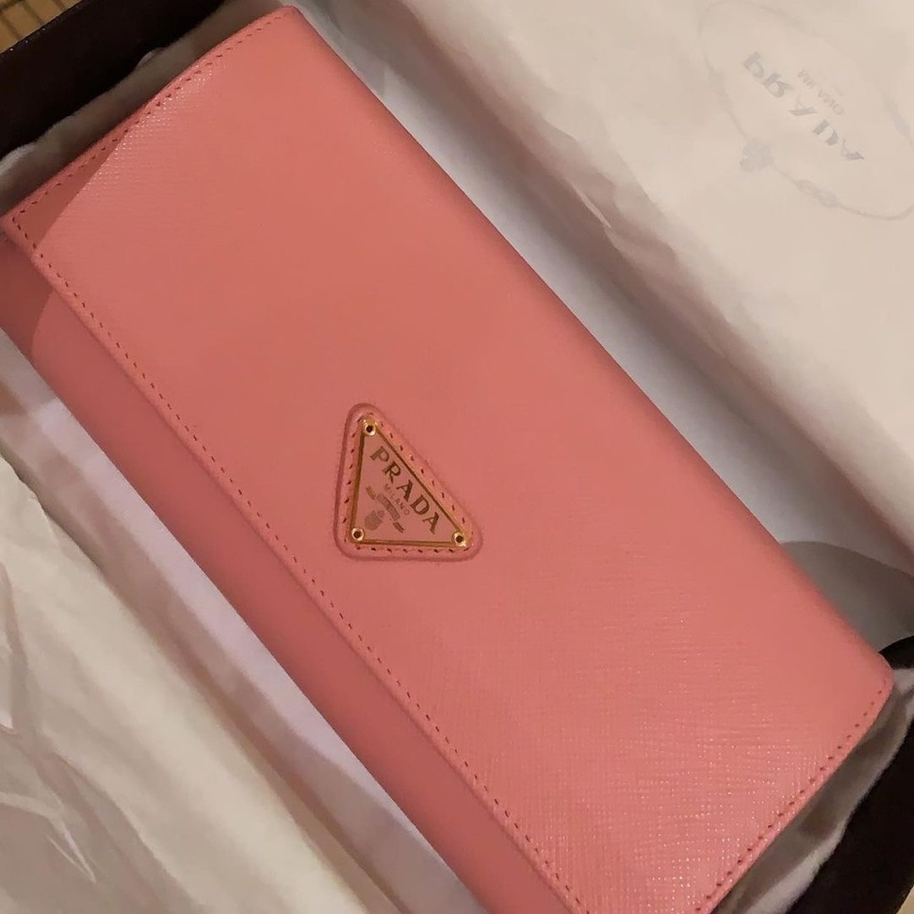 Prada Baby Pink Wallet